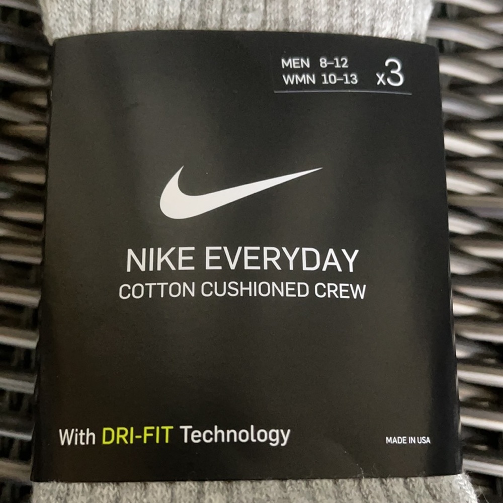 Nike 3 pairs Socks Set Everyday Cushioned Crew - Picture 14 of 16